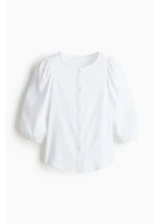 H&M Linen-blend blouse