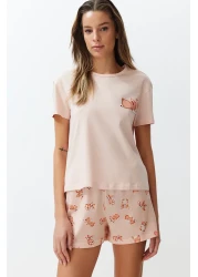  Collection Multicolored Animal Patterned Pajamas Set in Questions Thmss24Pt00198