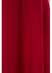  Collection Red A-Line Strap Lacing Graduation Night Stylish Dress Tprss24El00251