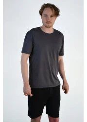 Mood Lab Basic Unisex Unprinted Crew Neck Cotton Regular Fit Pack of 6 T-Shirts