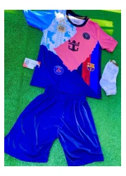 RODAK SPOR Messi 10 Shorts Children's Custom Design All Clips T-Shirt