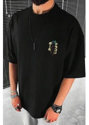 Massgai تي شيرت قطني كبير الحجم للجنسين من One Piece Monkey Nika Son Goku