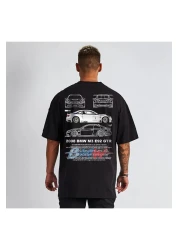 swOzz BMW E92 M3 Front and Back Printed Unisex Oversize T-Shirt