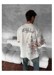 KUN SPORTSWEAR تفاصيل طباعة الظهر، مقاس كبير ممتاز للجنسين