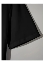 qubo sportswear & company Qubo Unisex Oversize Printed Cotton Crew Neck Short Sleeve T-Shirt