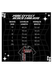 PURE EFFECT تي شيرت من القماش السميك مطبوع عليه عبارة Think Outside The Box للجنسين مقاس كبير