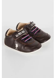 U.S. Polo Assn. Brown baby boy shoes