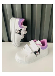 AdaKids حذاء رياضي خفيف الوزن مطبوع عليه كروم للفتيات والأولاد للجنسين من CIrt Velcro أرجواني