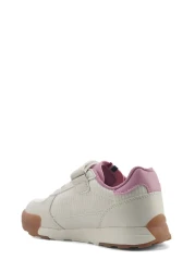 U.S. Polo Assn. حذاء رياضي NUMA 5FX للفتيات باللون الأبيض