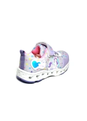 Pabuçland Girl's Lightweight Soft and Orthopedic Lighted Walking and Sports Shoes