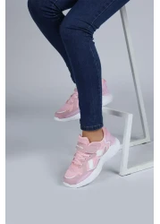 Jump 29189 Velcro Pink - White Girl's Sneaker Casual Sneakers
