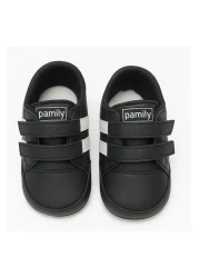 mia mia حذاء بيبي بوي الرياضي للخطوة الأولى - فيلكرو، نعل مضاد للانزلاق، مقاس 20-21