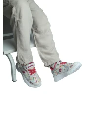 Moda Lime فتاة - أحذية مدرسية عصرية جديدة مقاومة للماء وقابلة للتنفس