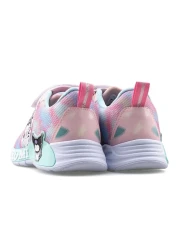 kuromi 724 Girl's Preschool Pink/Aqua Green Lighted Sneaker