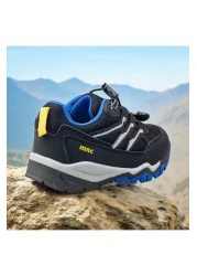 JOJO KIDS Boy's Waterproof Sports Shoes, Smart Rubber Laces, Anti-Skid Sole Sneaker, Orthopedic Sole