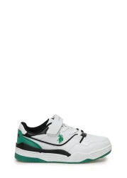 U.S. Polo Assn. U.S. Polo Assn. Martell Jr 4 Fx - Kids Sneakers, White Green Velcro