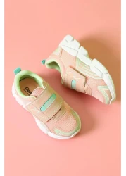 mackrock sports حذاء رياضي للأطفال مزود بشريط فيلكرو مرن وخفيف الوزن وجيد التهوية للجنسين