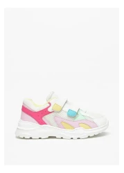 Little Missy حذاء رياضي مزود بشريط فيلكرو وإغلاق