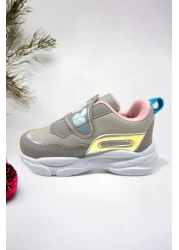 Ponchiq حذاء رياضي بناتي مضاء بنعل ميموري فوم