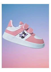 LİASSHOES Baby Kuromilili Printed Pink Banded Children's Sneakers