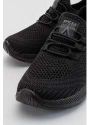 Ccway Size 31-35 Black Knitwear Kids Sports Shoes