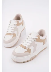 pasyone Children's Beige Casual Shoes