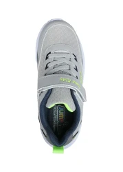 Jump 28110 فيلكرو رمادي فاتح - حذاء رياضي كاجوال للأطفال باللون الكحلي للجنسين