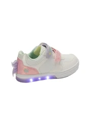 BATA Printed Sneakers with Hook and Loop Closure