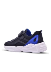 kids A more حذاء رياضي للأولاد باللون الأزرق الداكن - ألبن فيلكرو ومرن