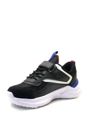 pepino 1543 Light Orthopedic Boy's Black/Red/Sax Sneaker