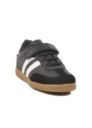 AYAKMOD حذاء رياضي للأولاد باللون الأسود والأبيض فيلكرو 225 F