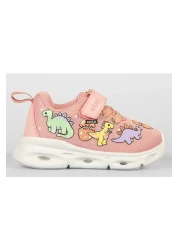 Vicco Dino Lighted Orthopedic Children's Sports Shoes Pudra