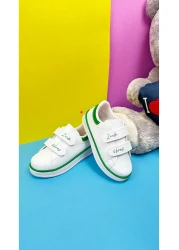 Nstil حذاء رياضي رجالي باللون الأخضر - خياطة فيلكرو، نعل سميك، حذاء رياضي مريح وخفيف الوزن 525pf