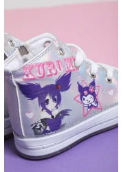 StWenn حذاء رياضي للأطفال مزود بسحاب ومضاء من Kuromi