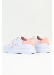 Benetton BN-31806 حذاء رياضي للأطفال - أبيض وردي