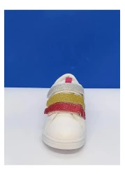 Cool White Glitter Girl's Sneakers - Mami Ptk