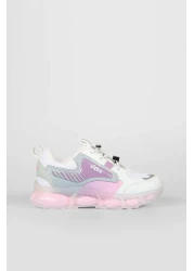 Vicco Corn Basic Girls Preschool White/Pink Sneakers