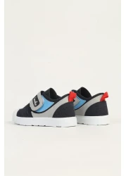 Benetton Navy Blue Gray Kids Sneakers Bn-1403