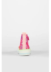 Vicco حذاء رياضي للفتيات من Ada Pattern لمرحلة ما قبل المدرسة باللون الفوشيا