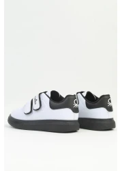 Benetton Bn-31805 Children's Sneakers - White and Black