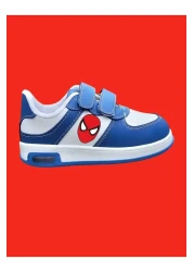 archiepet حذاء رياضي للأولاد باللون الأزرق مع طباعة عنكبوت مضيئة