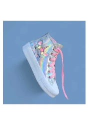 LİASSHOES Cat Unicorn Printed Hologram Children's Sneakers Sneakers