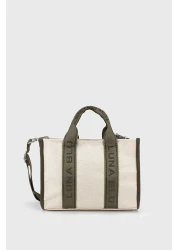 LUNABLU Women's Khaki Canvas Crossbody Bag