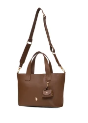 U.S. Polo Assn. A.Brown Women's Shoulder Bag Us25598