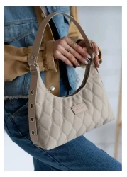 MAC&MOS حقيبة يد وكتف نسائية من مينك