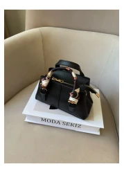 Moda Sekiz Women's Mini Crossbody Hand and Shoulder Bag with Shawl Accessory