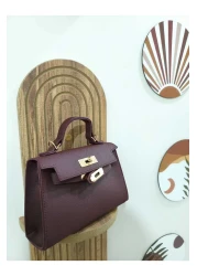 ikosga Claret Red Unique Bilbil Sofa Bag 20X14 cm Dimensions