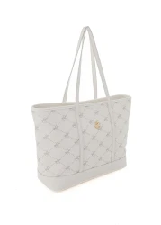 Beverly Hills Polo Club حقيبة كتف نسائية بيضاء 05BHPC111