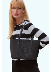 U.S. Polo Assn. حقيبة كتف نسائية سوداء Us23694