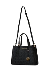 U.S. Polo Assn. Women's Black Shoulder Bag Us25163